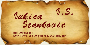 Vukica Stanković vizit kartica